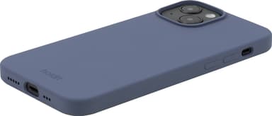 Holdit Silicone iPhone 15 suojakuori (sininen)