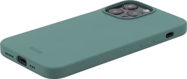 Holdit Silicone iPhone 15 Pro suojakuori (vihreä)