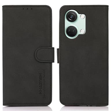 SKALO OnePlus Nord 3 5G / Ace 2V KHAZNEH Lompakkokotelo PU-nahasta - Musta