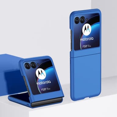 SKALO Motorola Razr 40 Ultra 5G Ultrathin Skin-touch Fold Suojakuori - Tummansininen