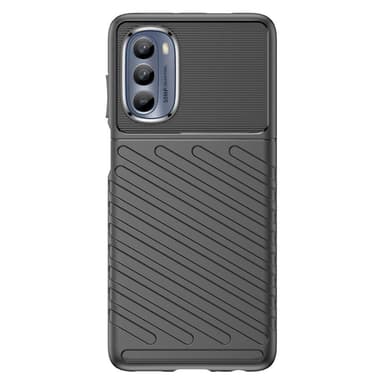 SKALO Motorola Moto G62 5G Armor Thunder Suojakuori - Musta