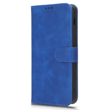 SKALO OnePlus Nord 3 5G / Ace 2V Matt PU Nahka lompakkokotelo - Sininen