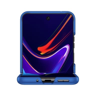 SKALO Motorola Razr 40 Ultra 5G Ultrathin Skin-touch Fold Suojakuori - Tummansininen