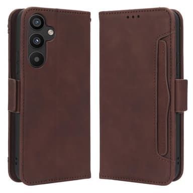 SKALO Samsung A34 5G 6-lokeroa Lompakkokotelo - Ruskea