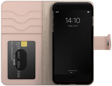 Ideal of Sweden Magnet Wallet+ iPhone SE/8/7 lompakkokotelo (pinkki)