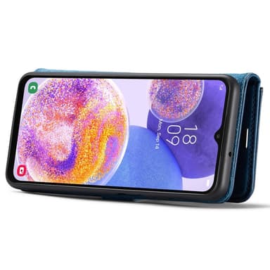 DG MING Samsung A23 5G 2-in-1 magneetti lompakkokotelo - Sininen