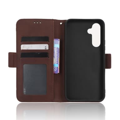 SKALO Samsung A34 5G 6-lokeroa Lompakkokotelo - Ruskea