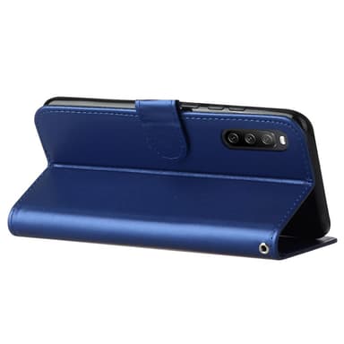 SKALO Sony Xperia 10 V Lompakkokotelo PU-nahkaa - Sininen