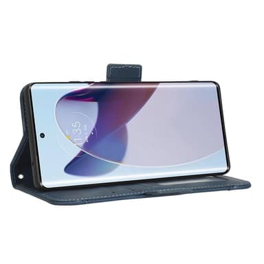 SKALO Motorola Edge 30 Ultra 5G 6-lokeroa Lompakkokotelo - Sininen