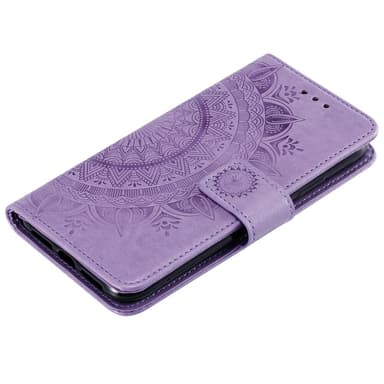SKALO OnePlus 10T 5G Mandala lompakkokotelo - Violetti