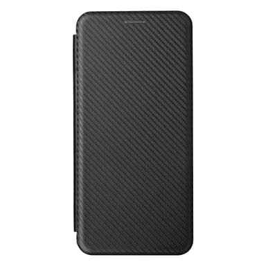 SKALO Samsung A23 5G Carbon Fiber Lompakkokotelo - Musta