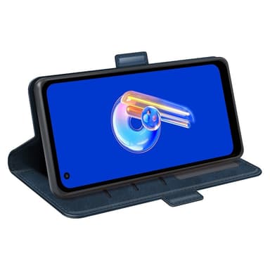 SKALO Asus Zenfone 9 5G Premium Wallet Lompakkokotelo - Sininen