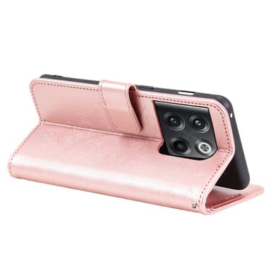 SKALO OnePlus 10T 5G Mandala lompakkokotelo - Ruusukulta