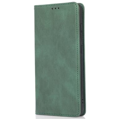 SKALO Samsung A23 5G Slim Premium Lompakkokotelo - Vihreä