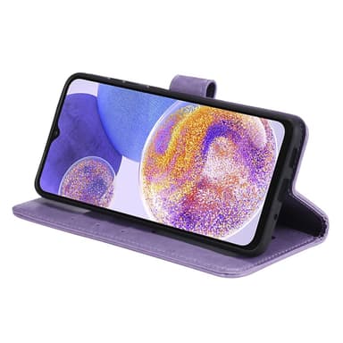 SKALO Samsung A23 5G Mandala lompakkokotelo - Violetti