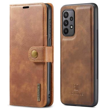DG MING Samsung A23 5G 2-in-1 magneetti lompakkokotelo - Ruskea