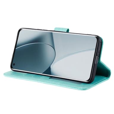 SKALO OnePlus 10T 5G Mandala lompakkokotelo - Turkoosi