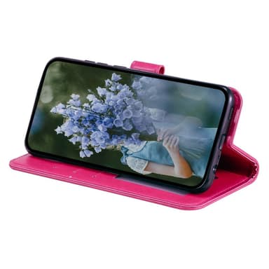 SKALO Sony Xperia 5 IV 5G Mandala lompakkokotelo - Cerise