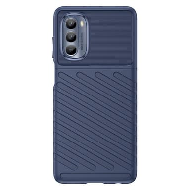 SKALO Motorola Moto G62 5G Armor Thunder Suojakuori - Sininen