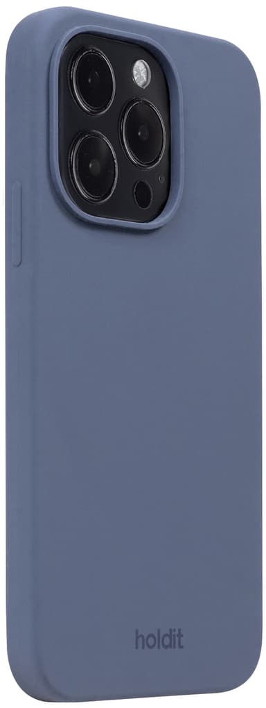 Holdit Silicone iPhone 15 Pro suojakuori (sininen)