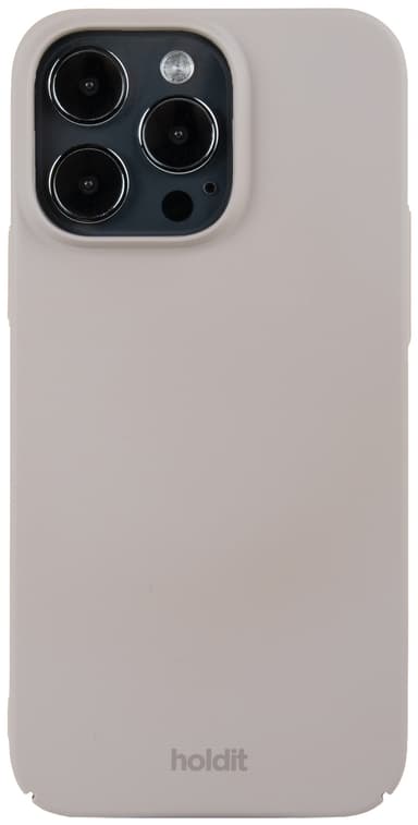Holdit Slim Case iPhone 15 Pro Max suojakuori (harmaa)
