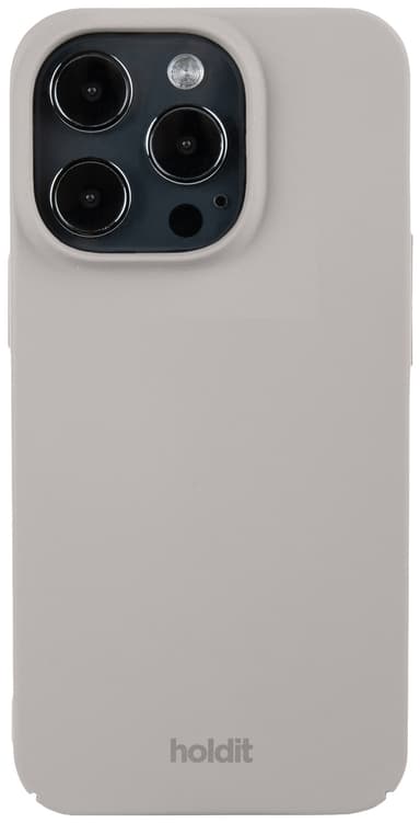Holdit Slim Case iPhone 15 Pro suojakuori (harmaa)
