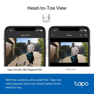TP-Link Tapo D230S1 video-ovikello