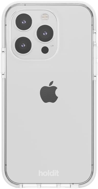 Holdit Seethru iPhone 15 Pro suojakuori (valkoinen)
