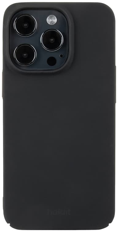 Holdit Slim Case iPhone 15 Pro suojakuori (musta)