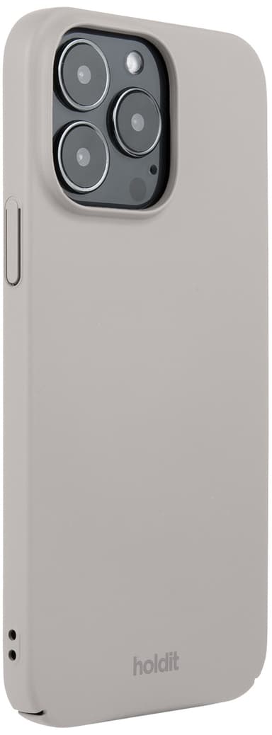 Holdit Slim Case iPhone 15 Pro Max suojakuori (harmaa)