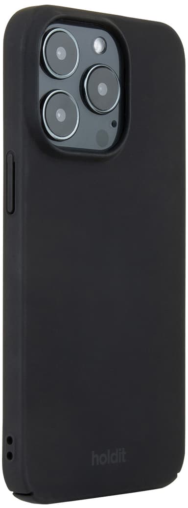 Holdit Slim Case iPhone 15 Pro suojakuori (musta)