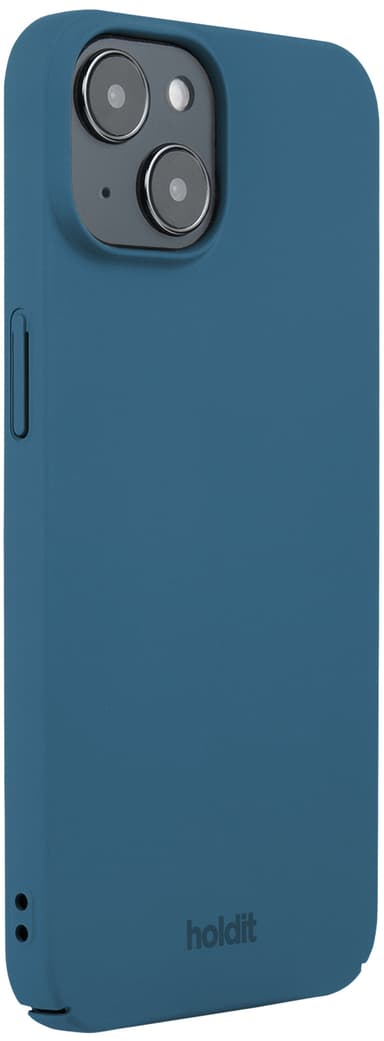 Holdit Slim Case iPhone 15 suojakuori (sininen)