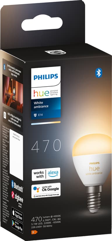 Philips Hue WA lamppu 5,1 W P45 E14