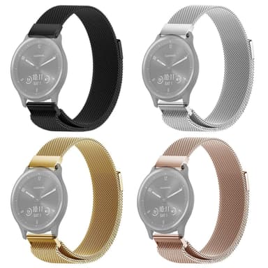 SKALO Milanese Loop to Garmin Vivomove 3 - Hopea