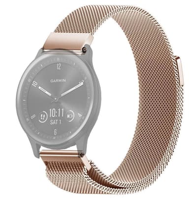 SKALO Milanese Loop to Garmin Vivomove 3 - Ruusukulta