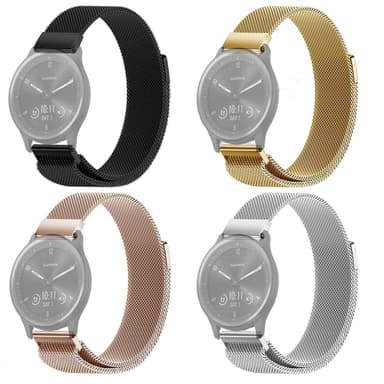 SKALO Milanese Loop to Garmin Vivomove Sport/Style/Luxe - Hopea