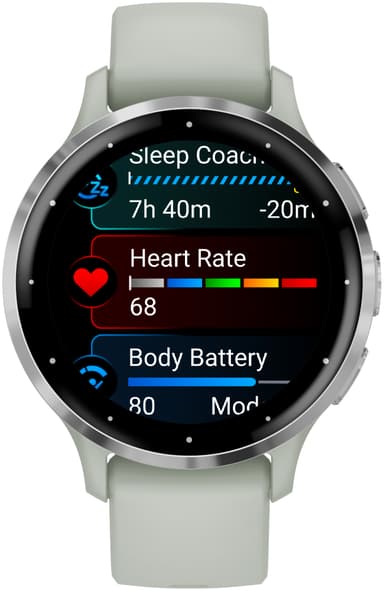 Garmin Venu 3S älykello (salvianharmaa)