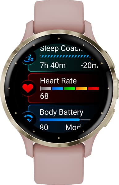 Garmin Venu 3S älykello (vaaleanpunainen)