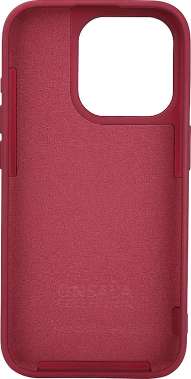 Onsala iPhone 15 Pro Silicone suojakuori (punainen)