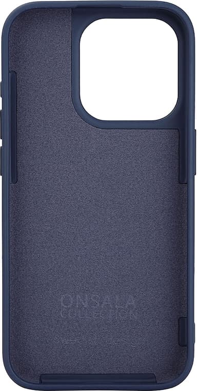 Onsala iPhone 15 Pro Silicone suojakuori (sininen)