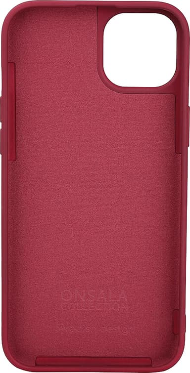Onsala iPhone 15 Plus Silicone suojakuori (punainen)