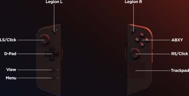 Lenovo Legion Go kannettava pelilaite