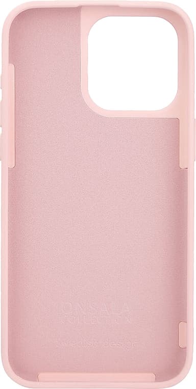 Onsala iPhone 15 Pro Max Silicone suojakuori (vaaleanpunainen)