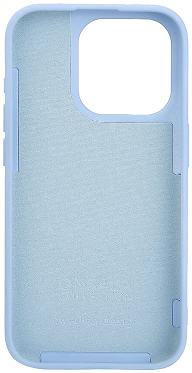 Onsala iPhone 15 Pro Silicone suojakuori (vaaleansininen)