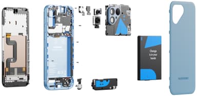 Fairphone 5 5G älypuhelin 8/256 GB (sininen)