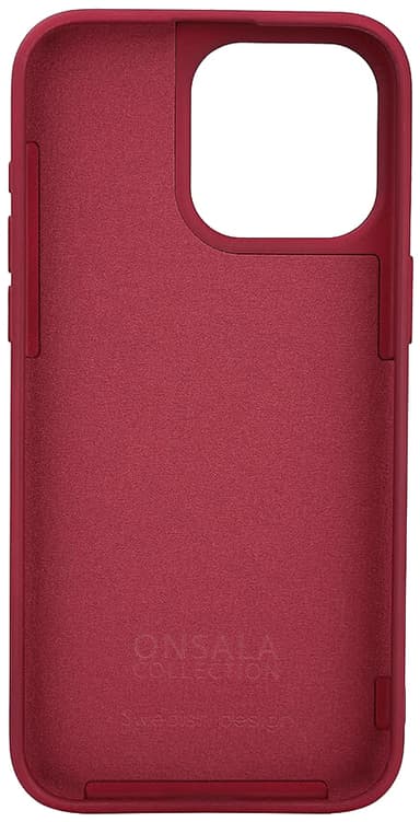 Onsala iPhone 15 Pro Max Silicone suojakuori (punainen)