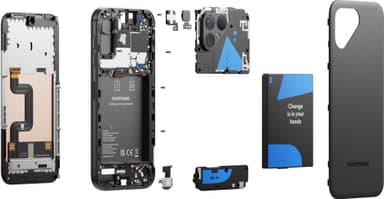 Fairphone 5 5G älypuhelin 8/256 GB (musta)
