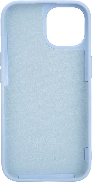 Onsala iPhone 15 Silicone suojakuori (vaaleansininen)