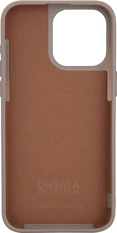 Onsala iPhone 15 Pro Max Silicone suojakuori (beige)