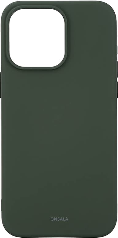 Onsala iPhone 15 Pro Max Silicone suojakuori (vihreä)